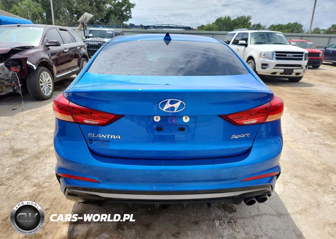 2017 Hyundai Elantra Sport VIN:KMHD04LB4HU328950 - 6