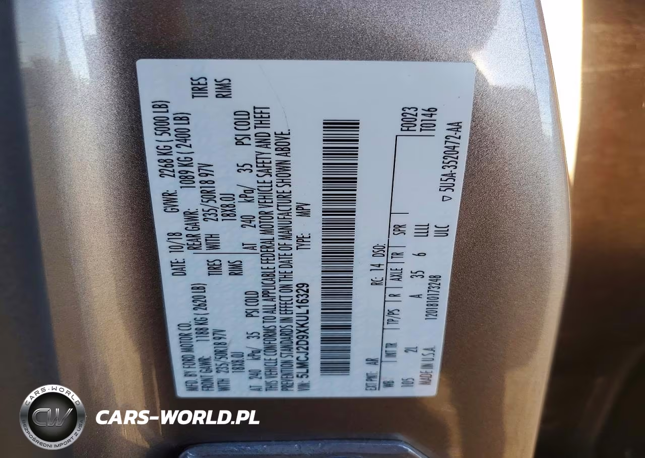 2019 Lincoln Mkc Select VIN:5LMCJ2D9XKUL16329 - 13