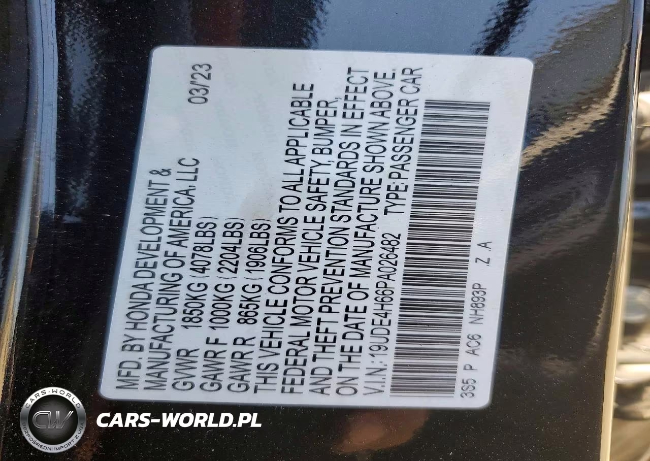 2023 Acura Integra A-Spec Tech VIN:19UDE4H66PA026482 - 12