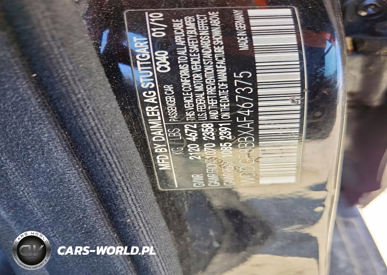 2010 Mercedes-Benz C 300 4Matic VIN:WDDGF8BBXAF467375 - 12
