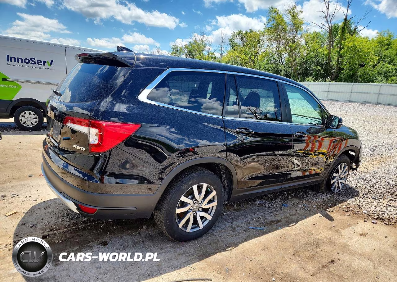 2021 Honda Pilot Exl VIN:5FNYF6H58MB031637 - 3