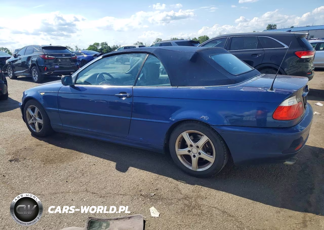 2004 BMW 325 VIN:WBABW33424PL25069 - 2
