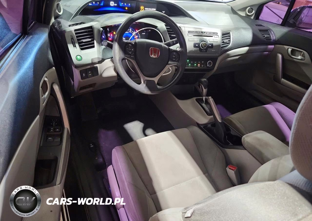 2012 Honda Civic Lx VIN:2HGFG3B56CH553074 - 8