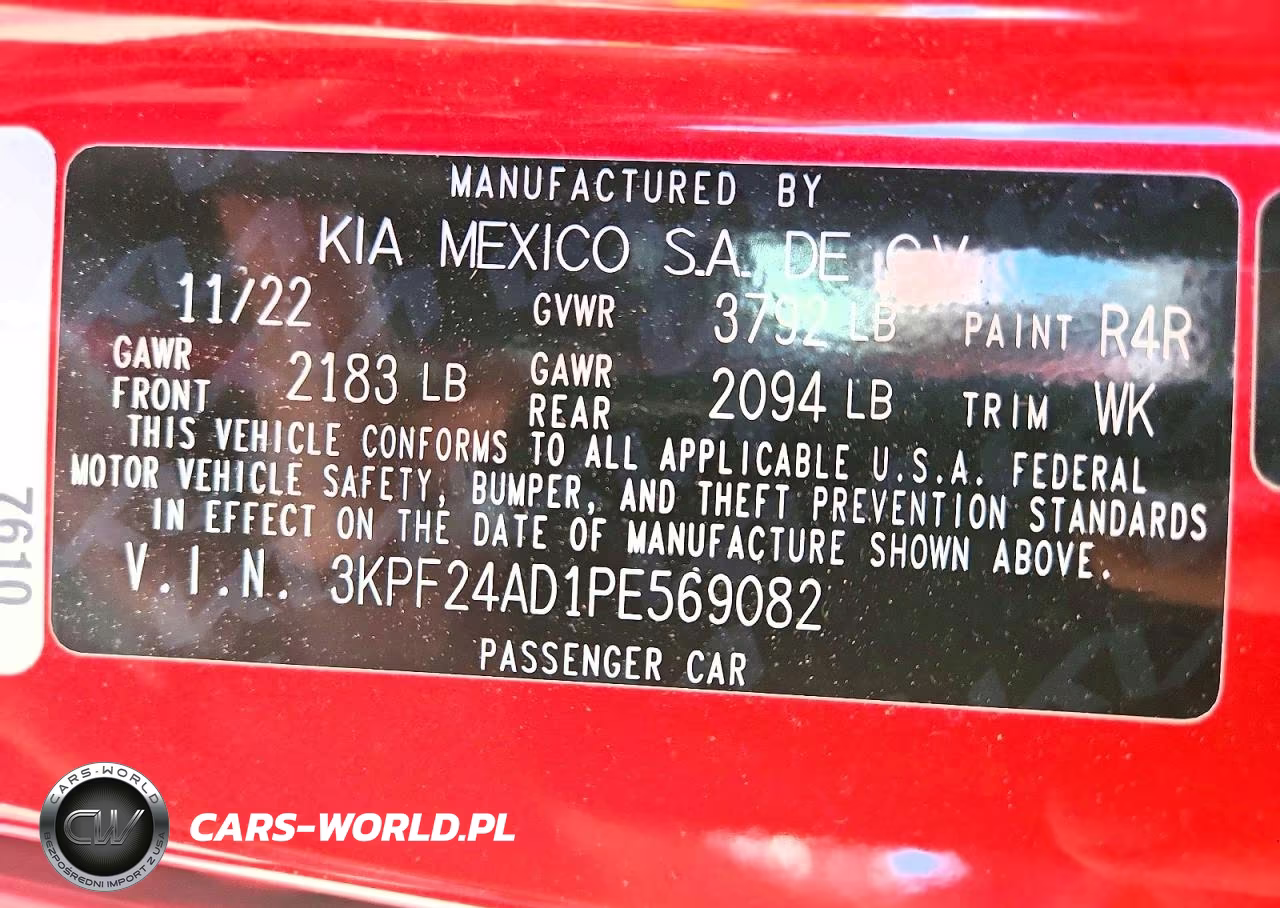 2023 Kia Forte Lxs VIN:3KPF24AD1PE569082 - 13