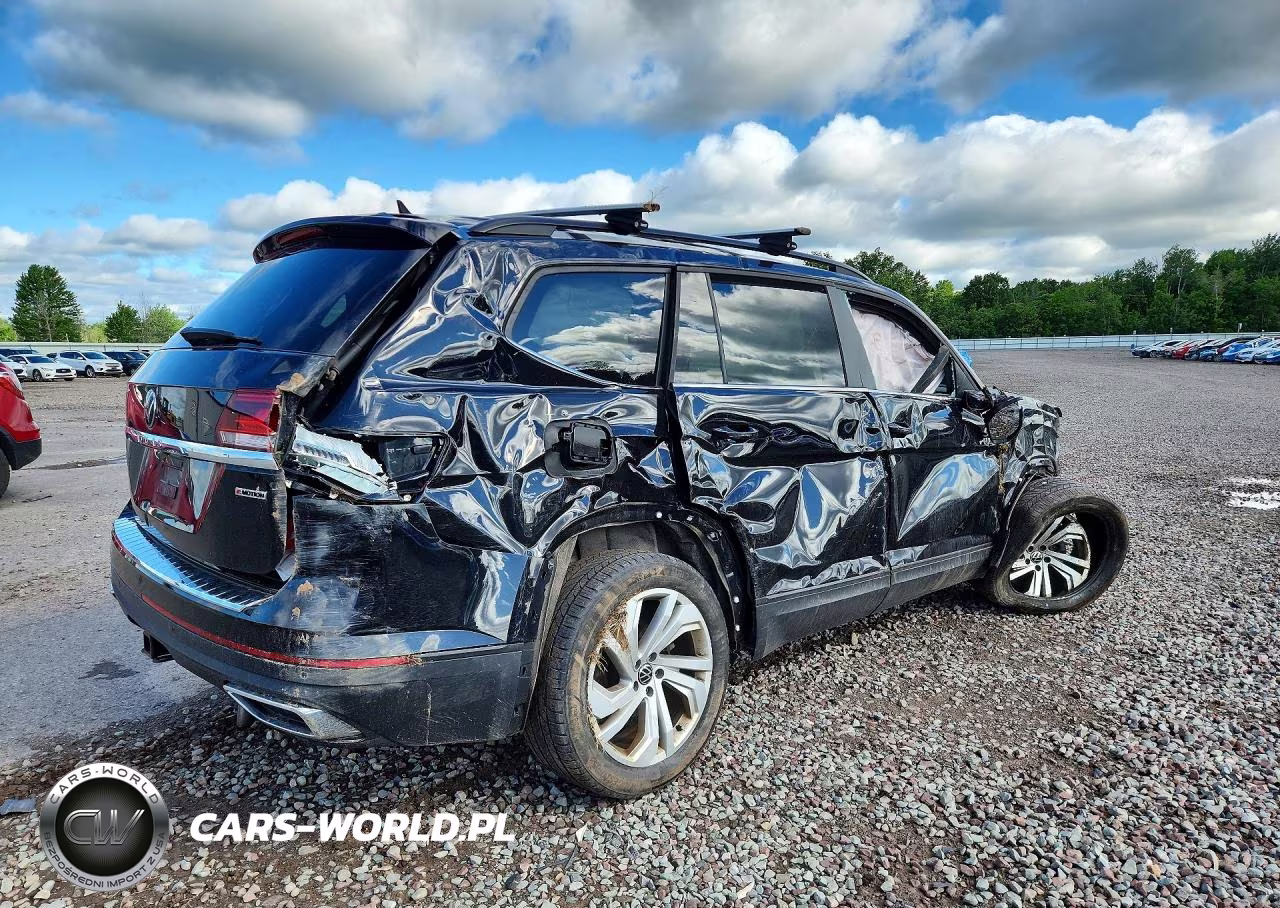 2021 Volkswagen Atlas Se VIN:1V2KR2CA3MC502647 - 3
