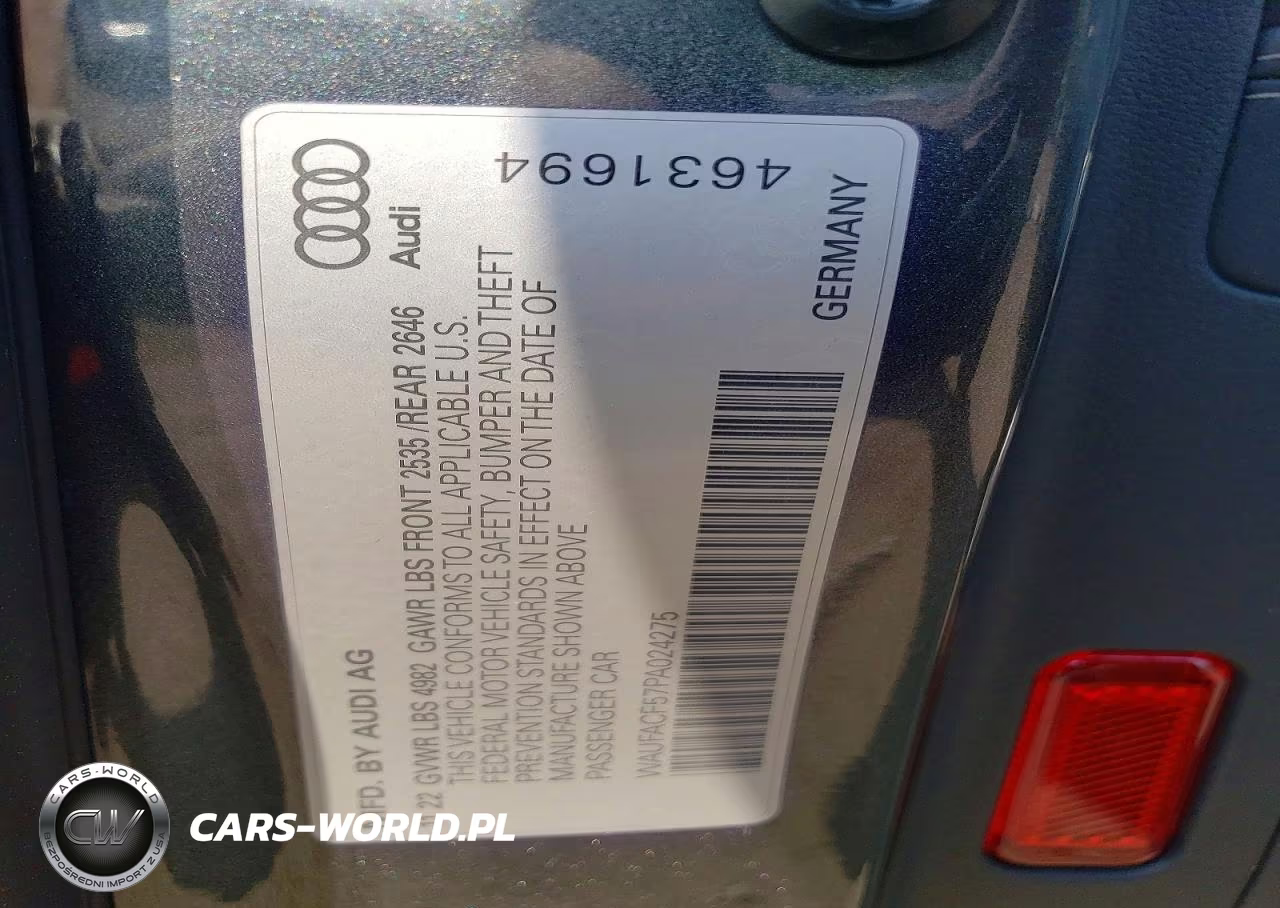 2023 Audi A5 Premium Plus 45 VIN:WAUFACF57PA024275 - 12