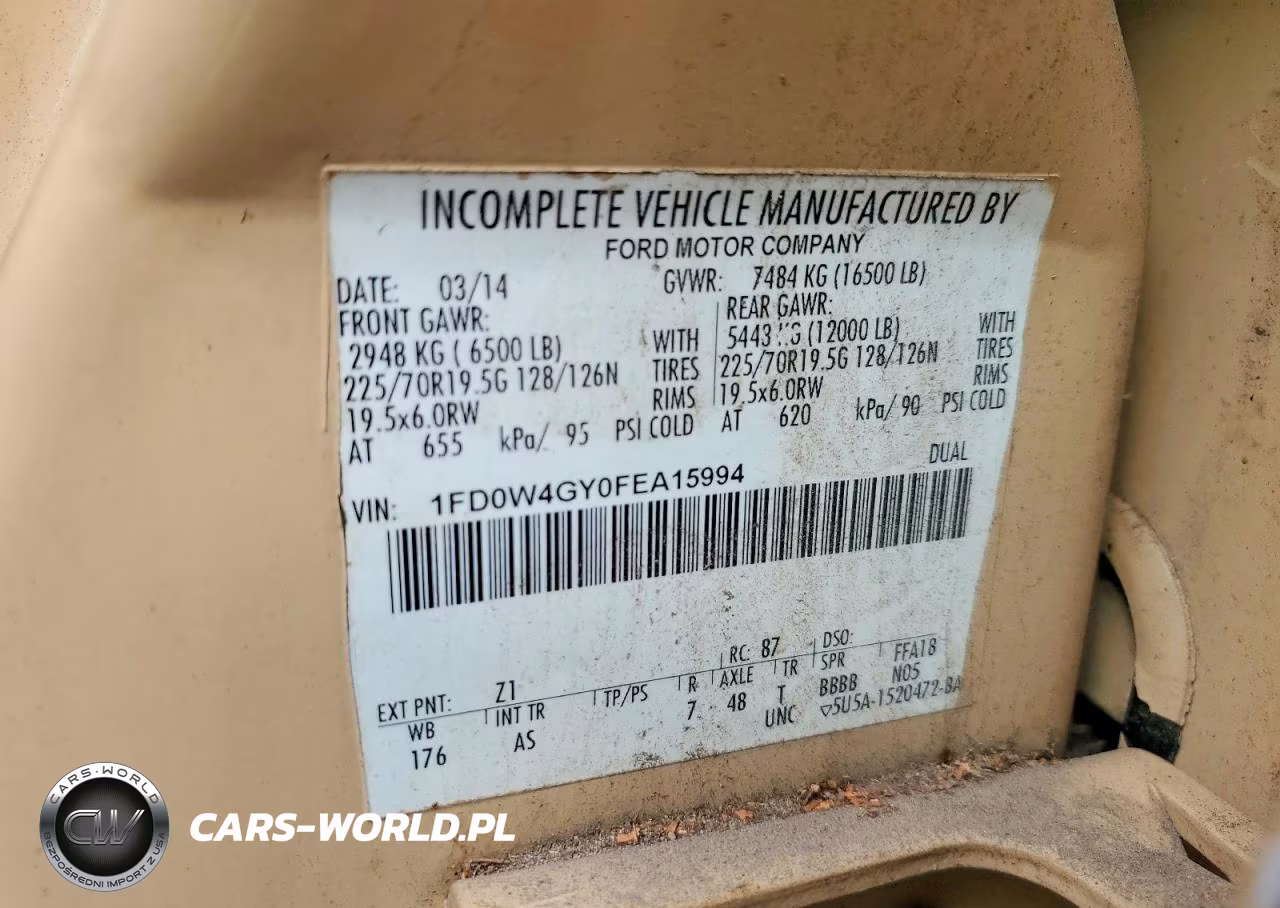 2015 Ford F450 Super Duty VIN:1FD0W4GY0FEA15994 - 12
