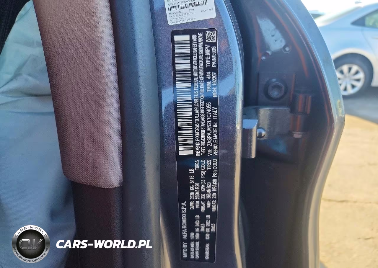 2020 Alfa Romeo Stelvio VIN:ZASPAJAN2L7C74055 - 12