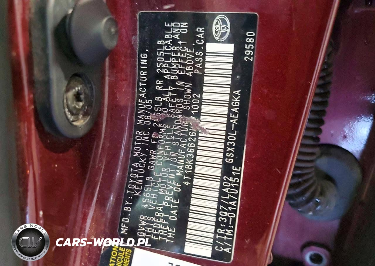 2006 Toyota Avalon Xls VIN:4T1BK36B26U071002 - 12