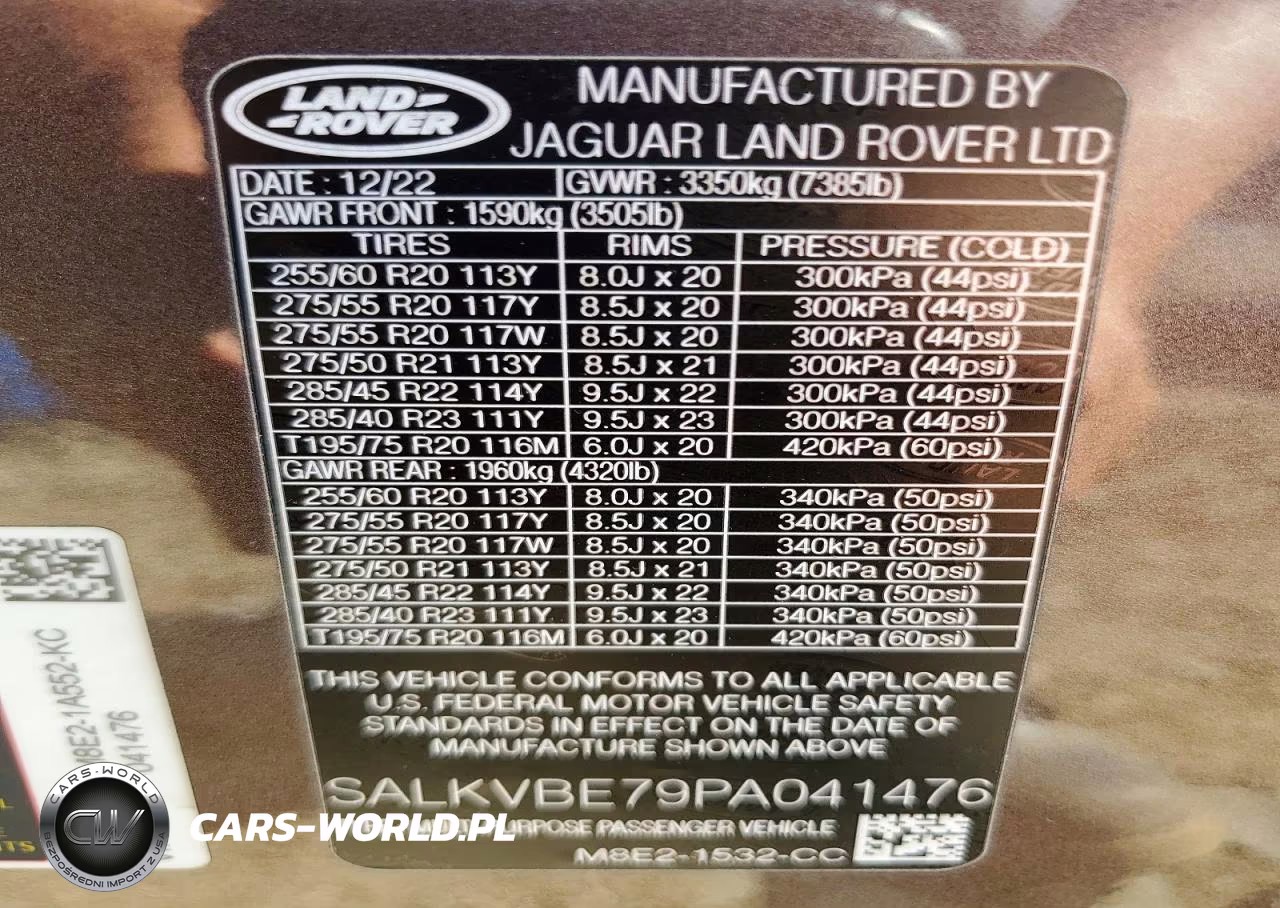 2023 Land Rover Range Rover First Edition VIN:SALKVBE79PA041476 - 14