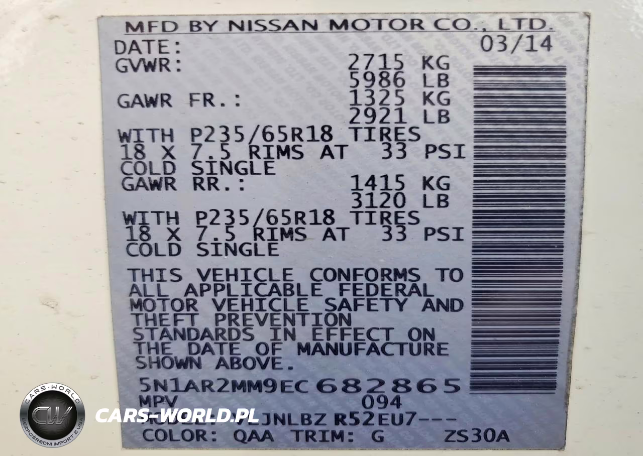 2014 Nissan Pathfinder S VIN:5N1AR2MM9EC682865 - 13