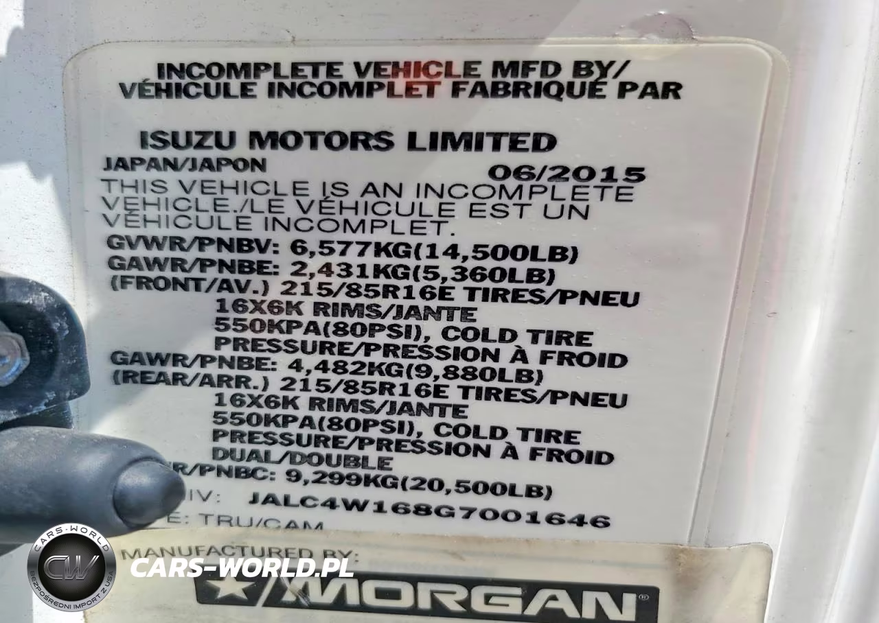 2016 Isuzu Npr Hd VIN:JALC4W168G7001646 - 13