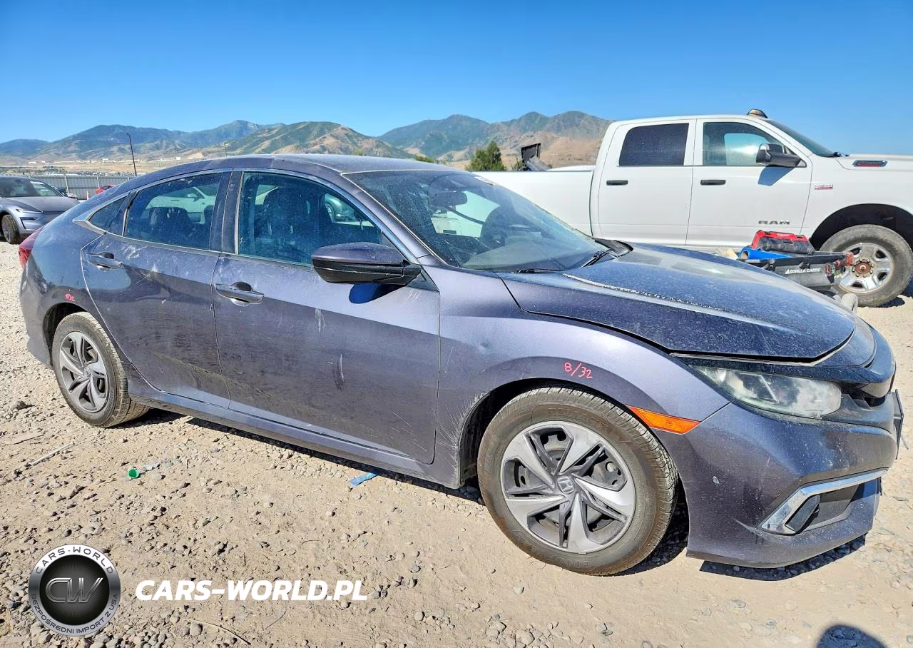 2020 Honda Civic Lx VIN:2HGFC2F60LH575323 - 4