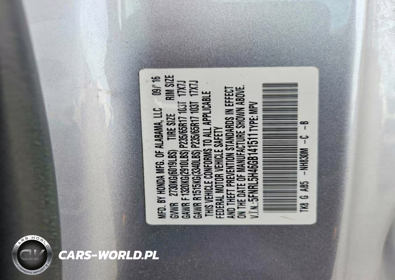 2016 Honda Odyssey Ex VIN:5FNRL5H46GB141511 - 13