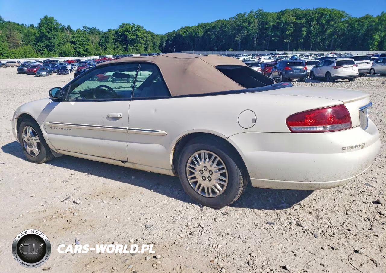 2001 Chrysler Sebring Lx VIN:1C3EL45U91N615221 - 2