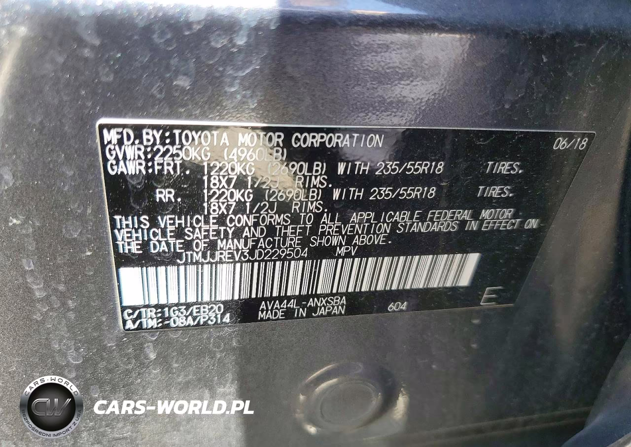 2018 Toyota Rav4 Hv Se VIN:JTMJJREV3JD229504 - 14