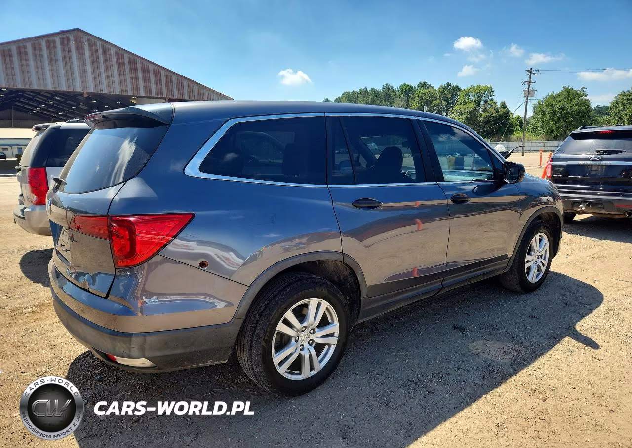 2016 Honda Pilot Lx VIN:5FNYF5H14GB026768 - 3