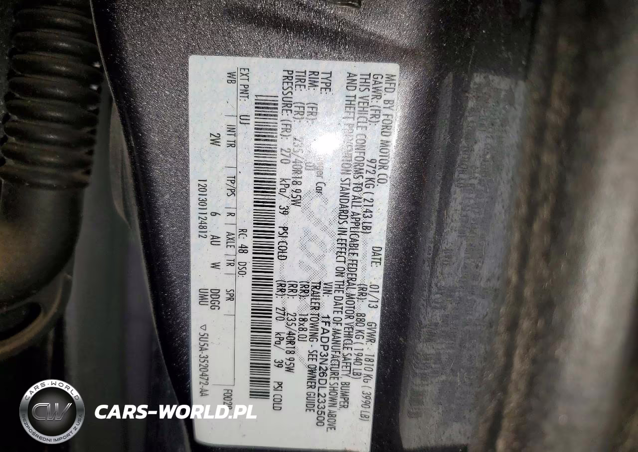 2013 Ford Focus Titanium VIN:1FADP3N26DL233500 - 12