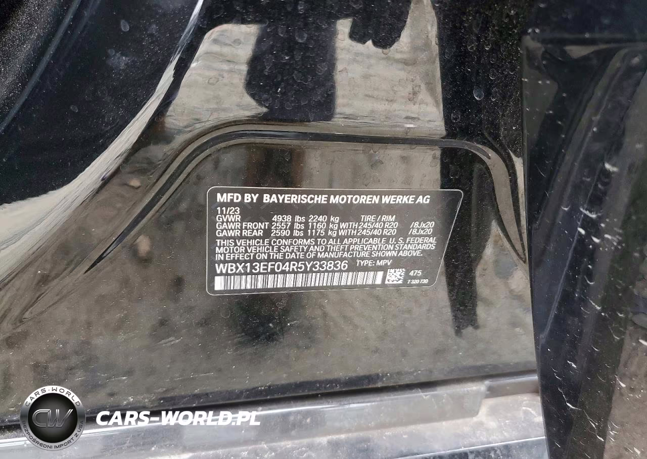 2024 BMW X1 M35I VIN:WBX13EF04R5Y33836 - 13