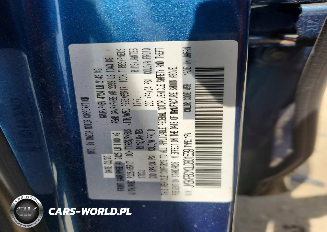 2020 Mazda Cx-5 Touring VIN:JM3KFBCM0L0801539 - 13