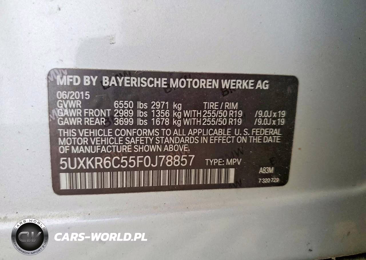 2015 BMW X5 xDrive50I VIN:5UXKR6C55F0J78857 - 13