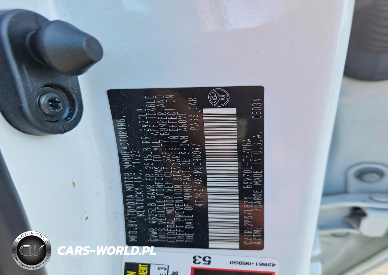 2024 Toyota Camry Trd VIN:4T1KZ1AK4RU096947 - 12