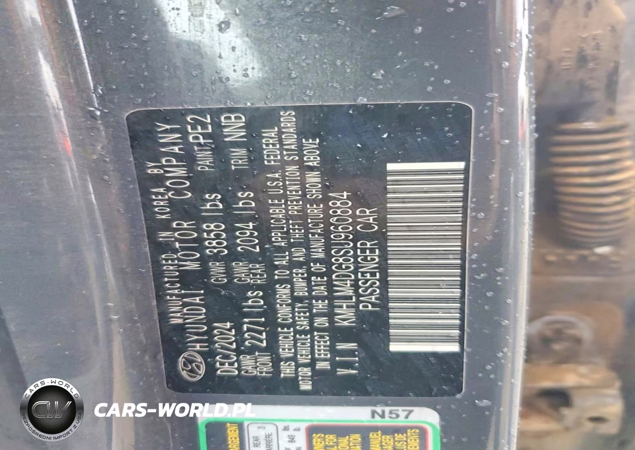 2025 Hyundai Elantra Sel Sport VIN:KMHLM4DG8SU960884 - 13