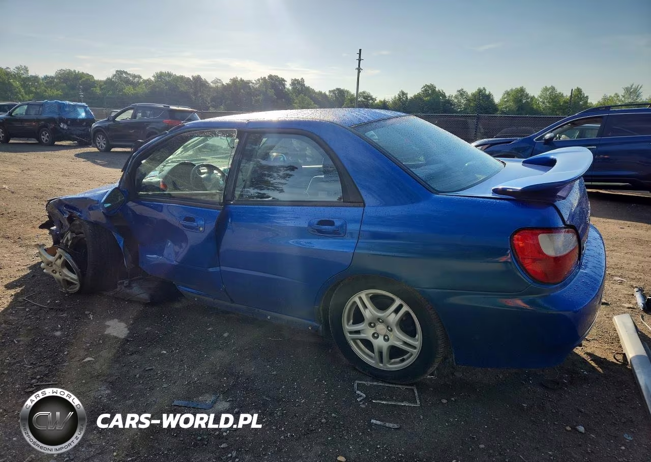 2002 Subaru Impreza Wrx VIN:JF1GD296X2H513515 - 2