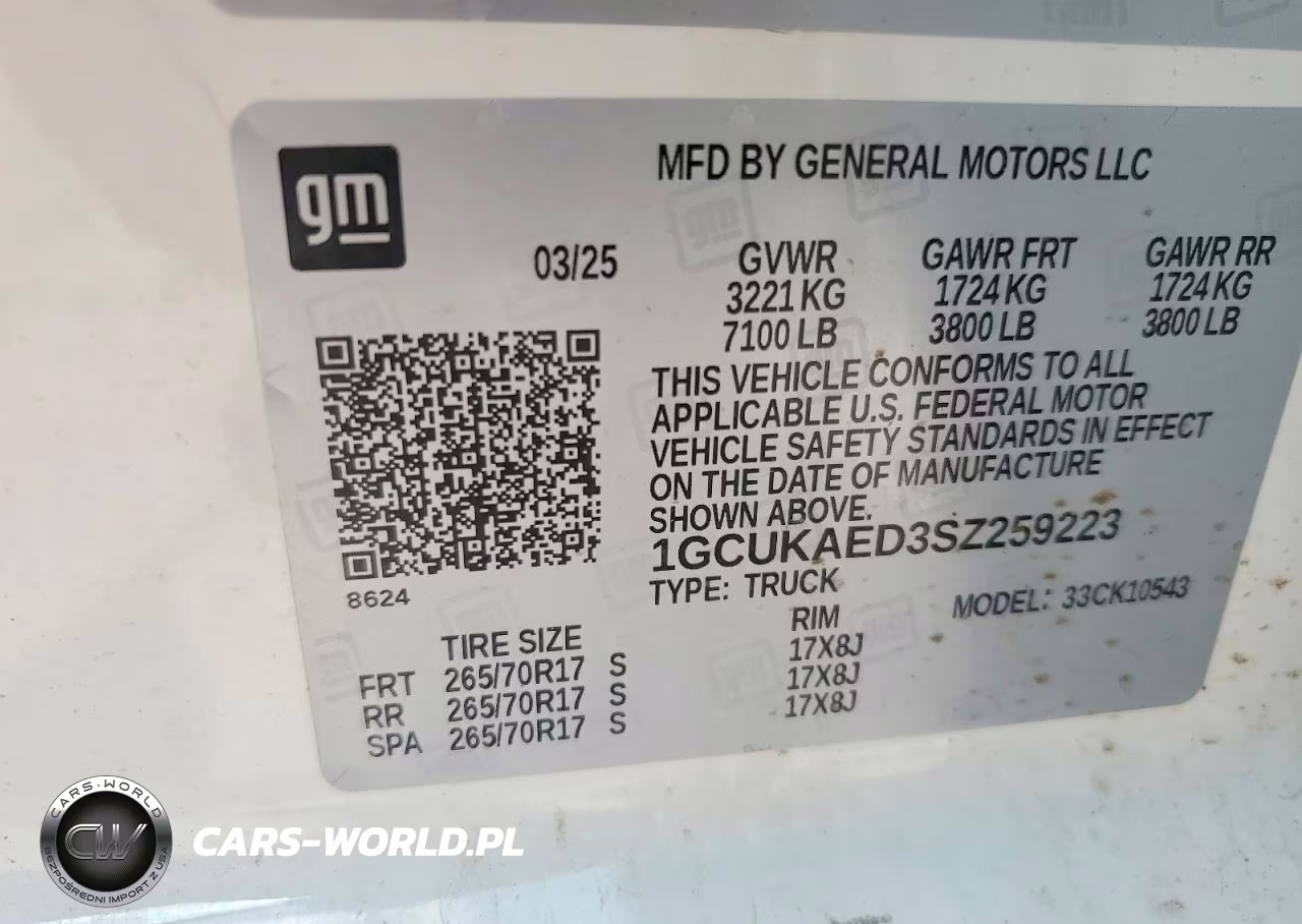 2025 Chevrolet Silverado K1500 VIN:1GCUKAED3SZ259223 - 12