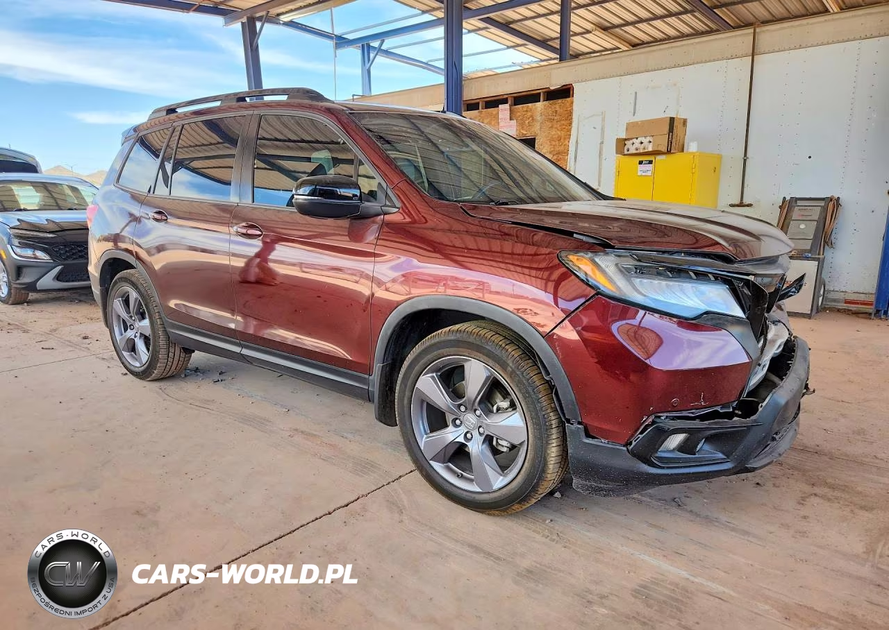 2021 Honda Passport Touring VIN:5FNYF7H99MB005766 - 4