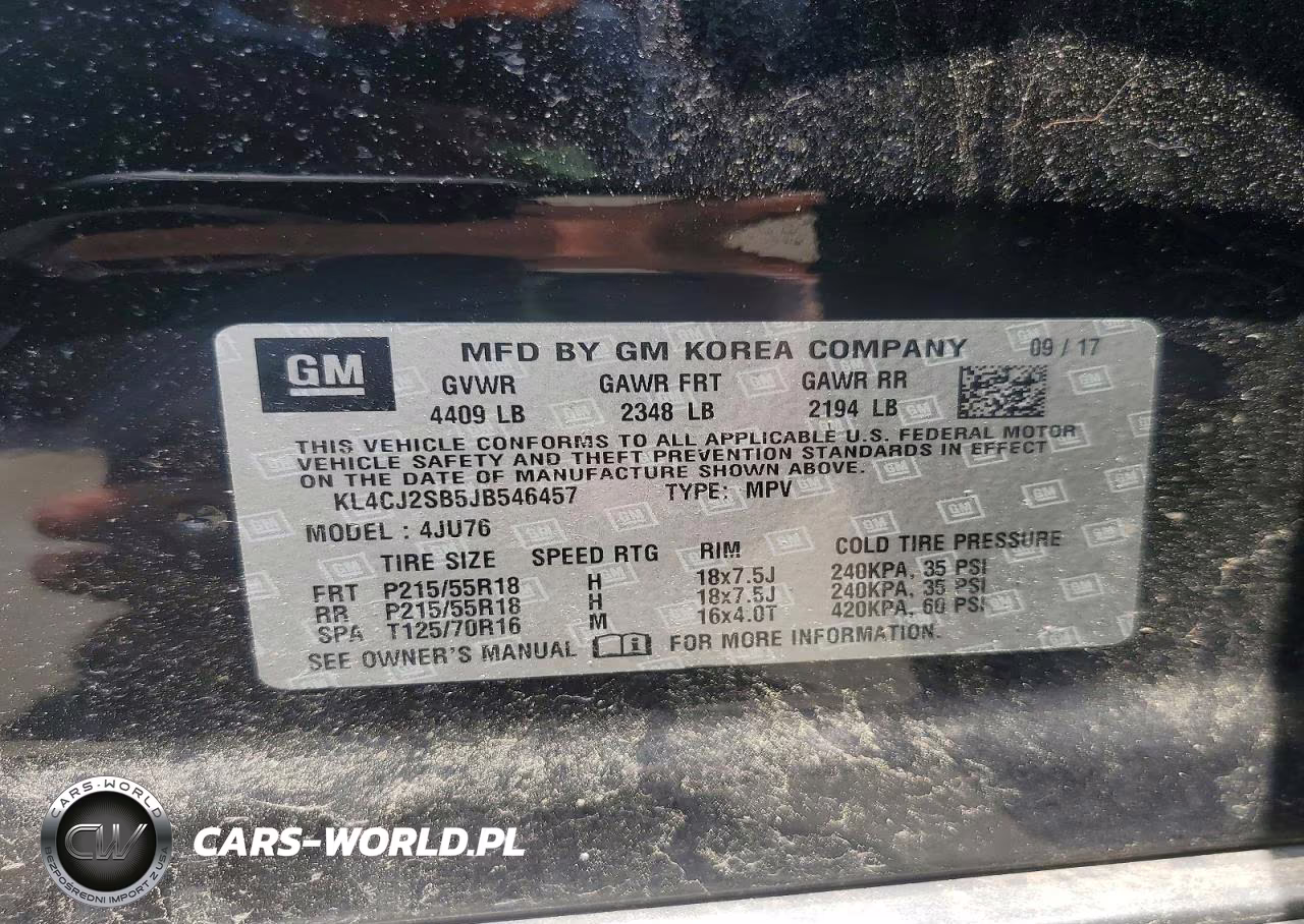 2018 Buick Encore Sport Touring VIN:KL4CJ2SB5JB546457 - 12