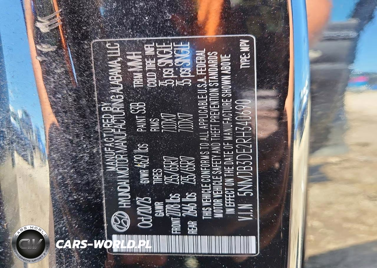 2024 Hyundai Tucson Sel VIN:5NMJB3DE2RH340690 - 13