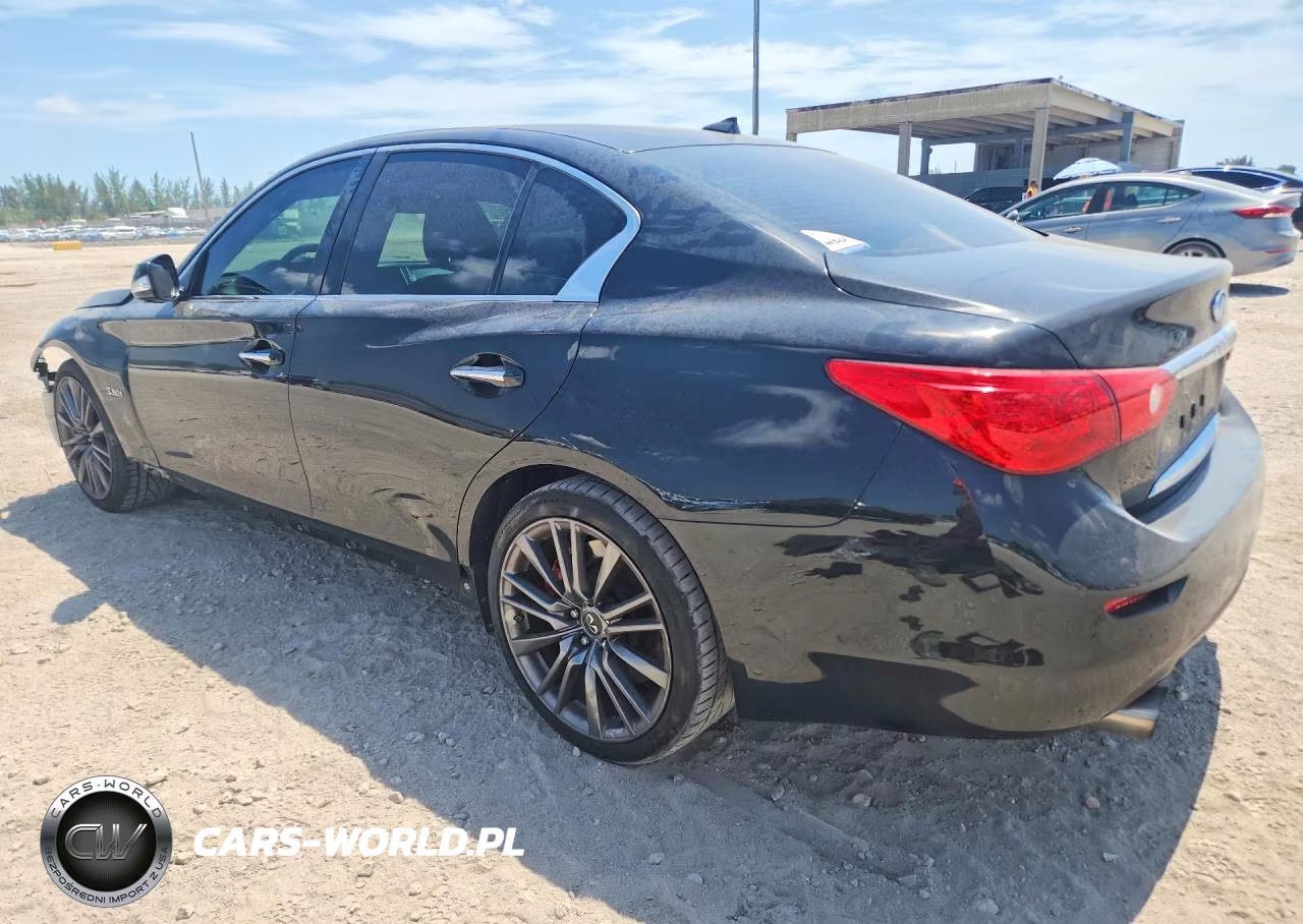 2017 Infiniti Q50 Red Sport 400 VIN:JN1FV7AP4HM850706 - 2