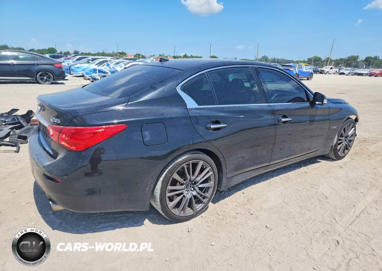 2017 Infiniti Q50 Red Sport 400 VIN:JN1FV7AP4HM850706 - 3
