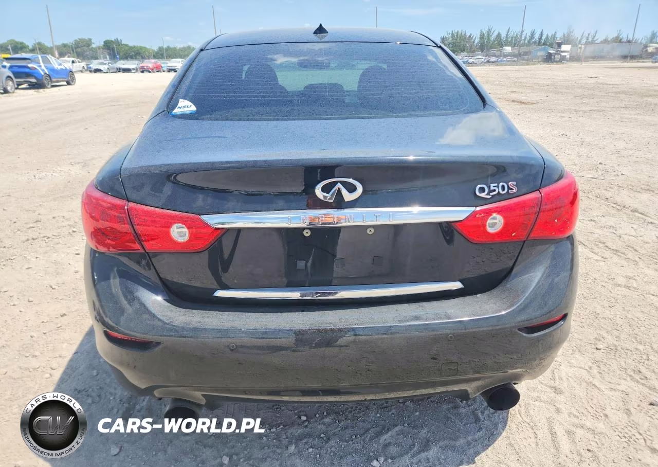 2017 Infiniti Q50 Red Sport 400 VIN:JN1FV7AP4HM850706 - 6