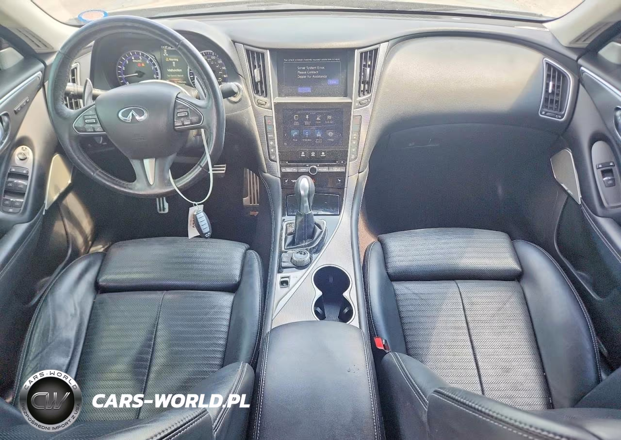 2017 Infiniti Q50 Red Sport 400 VIN:JN1FV7AP4HM850706 - 8