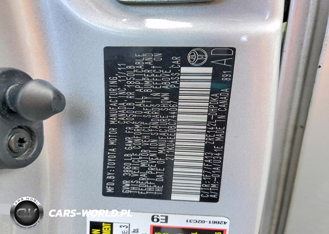 2011 Toyota Matrix Base VIN:2T1KU4EE0BC744067 - 13
