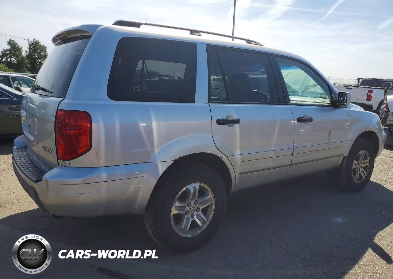 2005 Honda Pilot Exl VIN:5FNYF185X5B047701 - 3