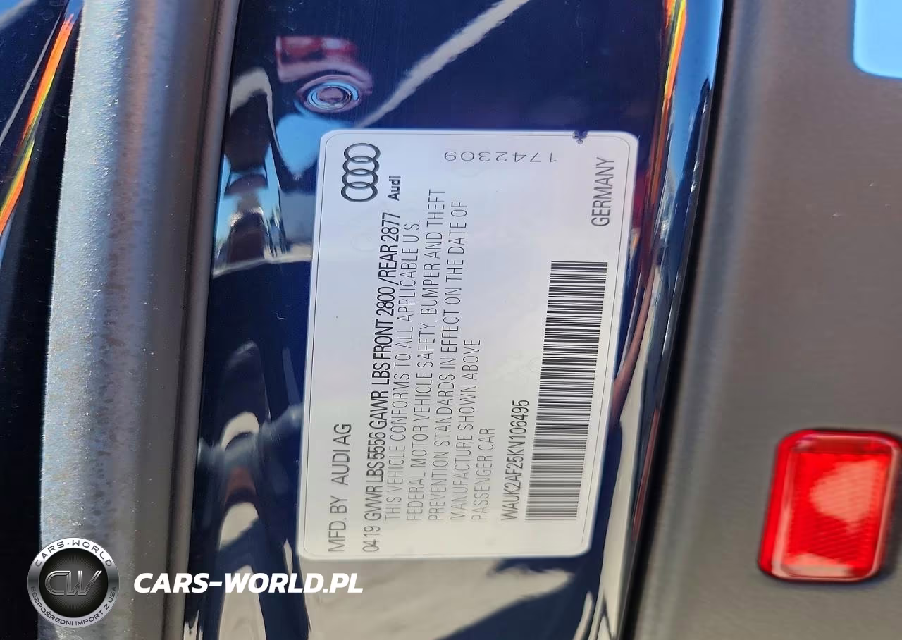 2019 Audi A6 Premium VIN:WAUK2AF25KN106495 - 12