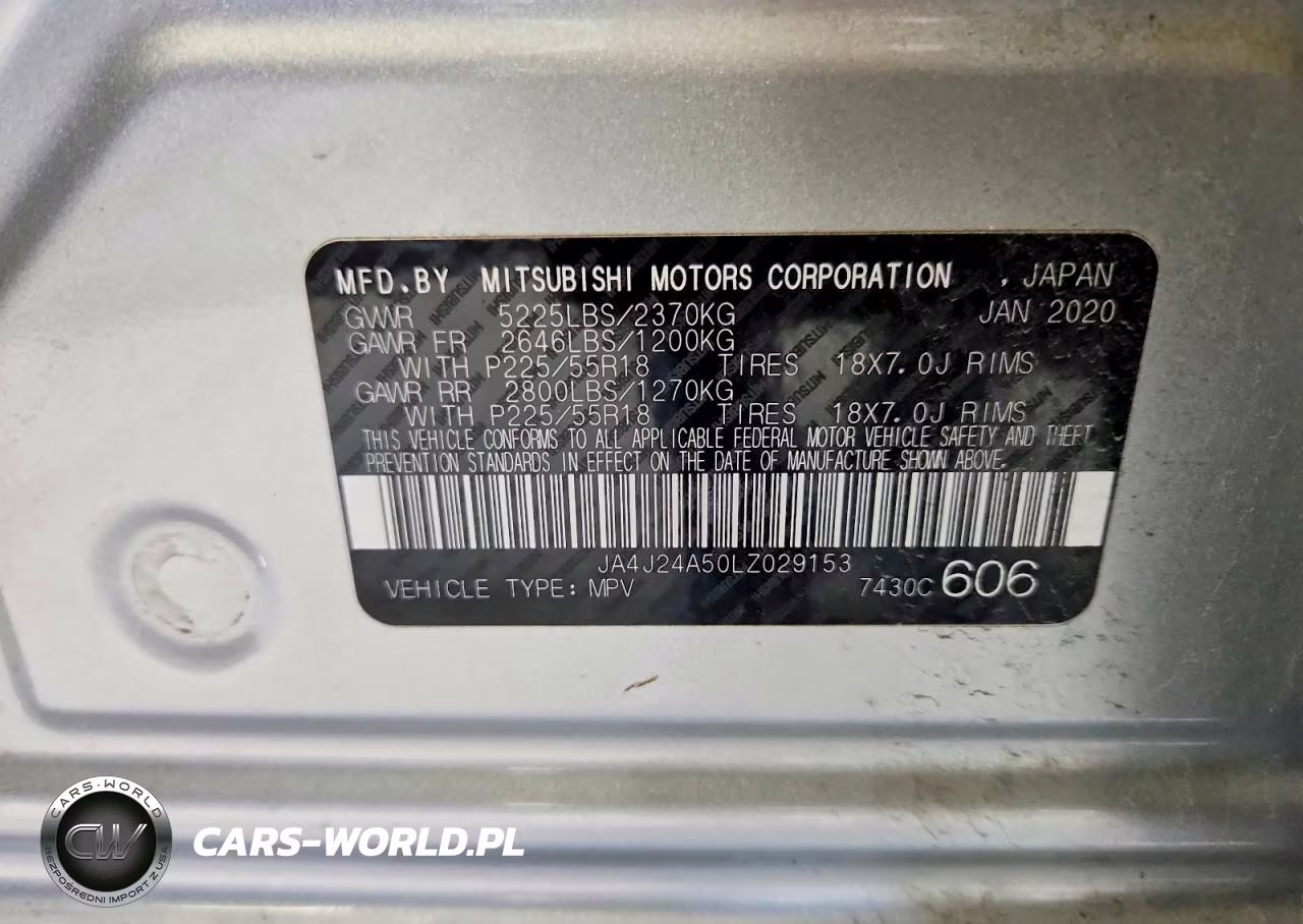 2020 Mitsubishi Outlander Sel VIN:JA4J24A50LZ029153 - 12