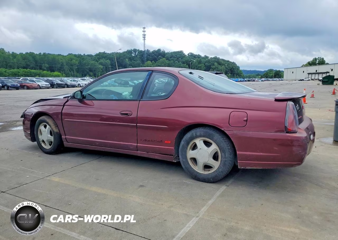 2001 Chevrolet Monte Carlo Ss VIN:2G1WX15K619187024 - 2