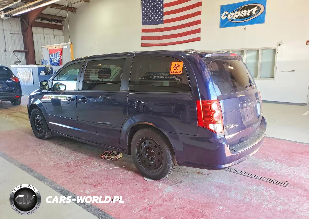 2016 Dodge Grand Caravan Se VIN:2C4RDGBGXGR218106 - 2