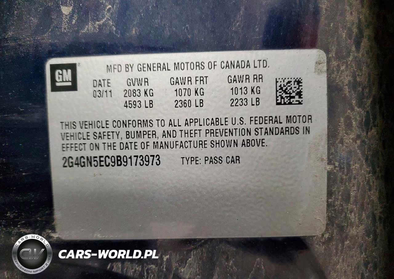 2011 Buick Regal Cxl VIN:2G4GN5EC9B9173973 - 13