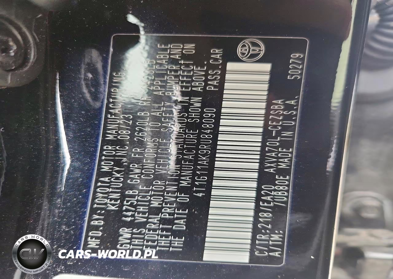 2024 Toyota Camry Se VIN:4T1G11AK9RU848090 - 12