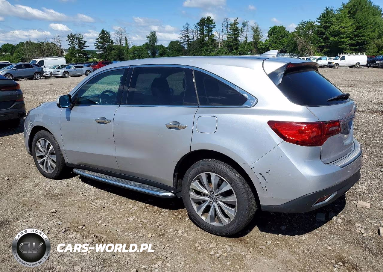 2014 Acura Mdx Technology VIN:5FRYD4H48EB049914 - 2