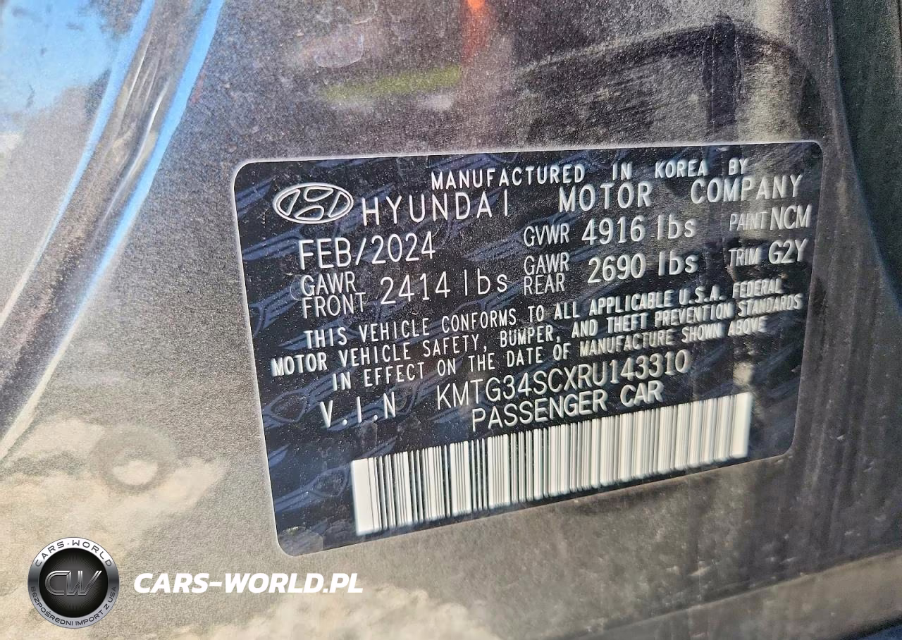 2024 Genesis G70 2.5T Standard VIN:KMTG34SCXRU143310 - 12