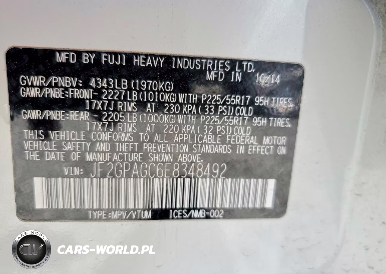 2014 Subaru Xv Crosstrek 2.0 Limited VIN:JF2GPAGC6E8348492 - 14