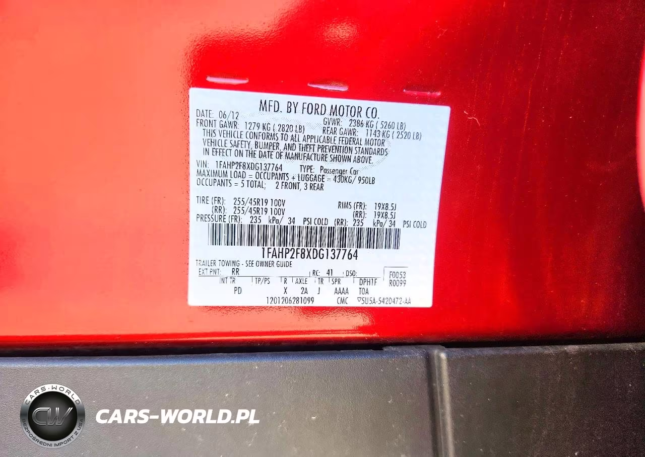 2013 Ford Taurus Limited VIN:1FAHP2F8XDG137764 - 12