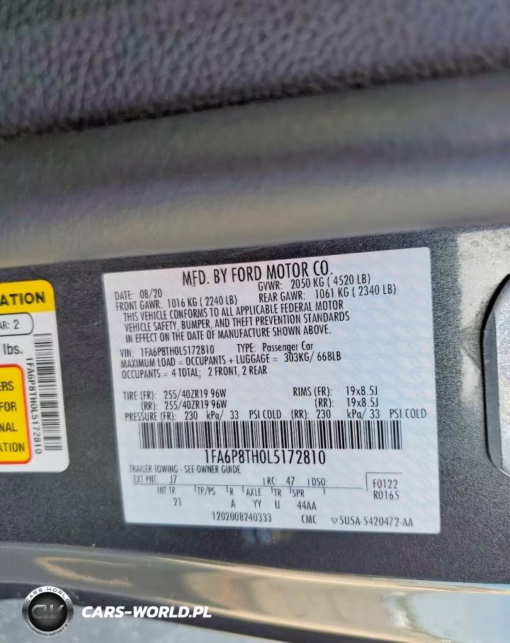 2020 Ford Mustang VIN:1FA6P8TH0L5172810 - 12