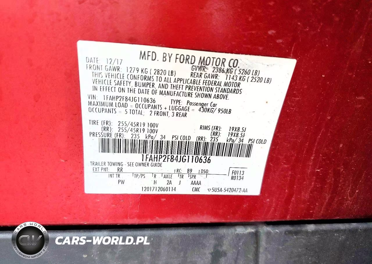 2018 Ford Taurus Limited VIN:1FAHP2F84JG110636 - 13